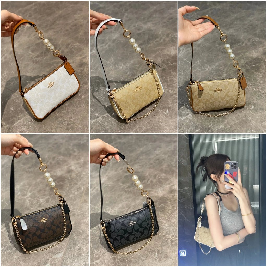 Kojia Mahjong Bag Chain Shoulder Armpit Bag hobo Female Baguette Bag