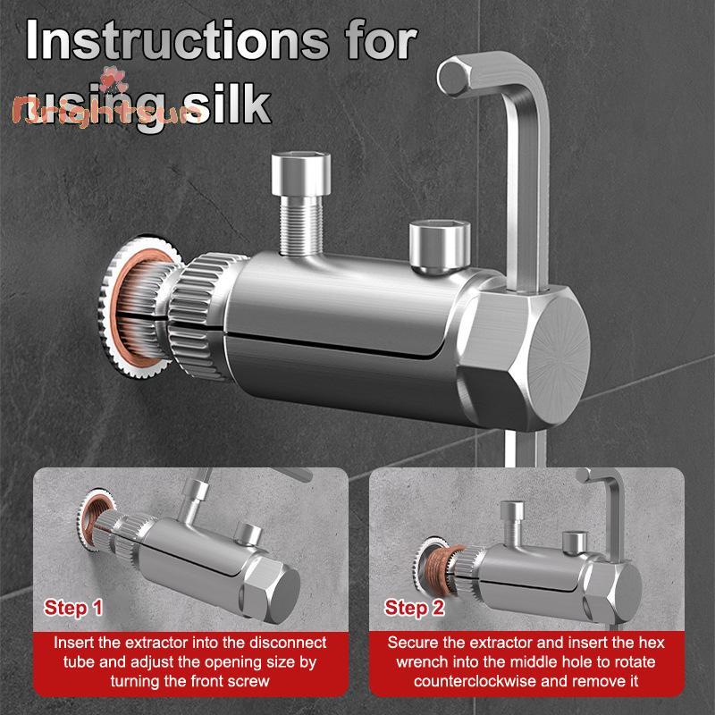 [BT-t] Universal Faucet Broken Wire Extractor Damaged Screw Extractor Remover Wire Stripped Screw Ex