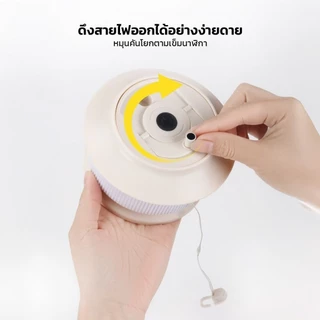 ไฟตั้งแคมป์LED สายไฟยาว 20เมตร แบบหมุนมือ แสงวอร์ม สำหรับตั้งแคมป์กลางแจ้ง