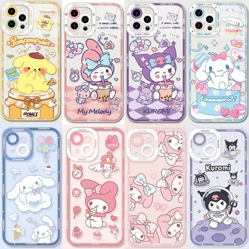 น่ารัก Melody Kuromi สําหรับ Samsung Galaxy S26 Ultra S26 S25 Plus Ultra S25 FE A57 A56 A55 A17 5G ก