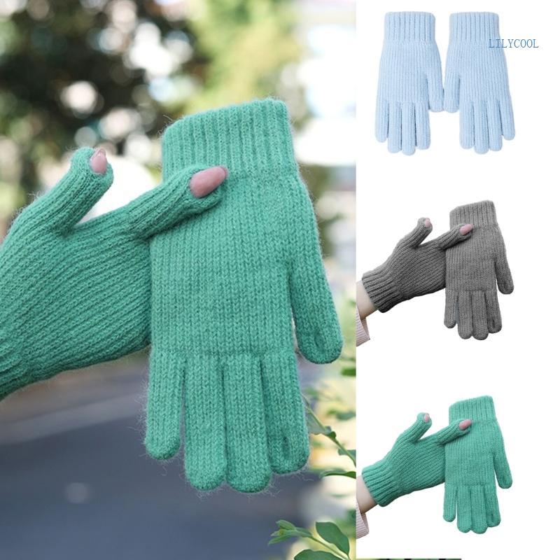 ScreenTouch Gloves Windproof Winter Gloves Outdoor Activity Cycling Cuff Gloves