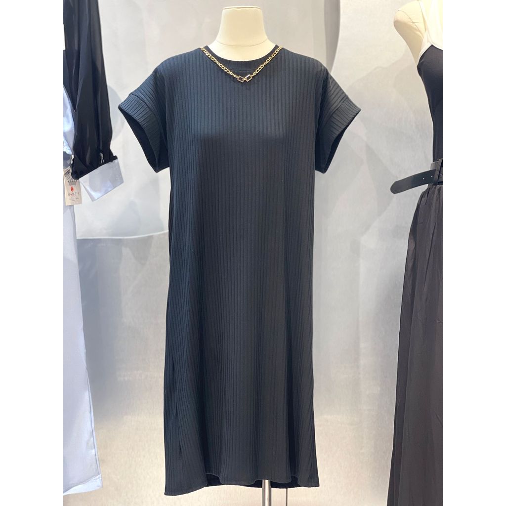 BLACK NECKLACE DRESS DD-241009.03