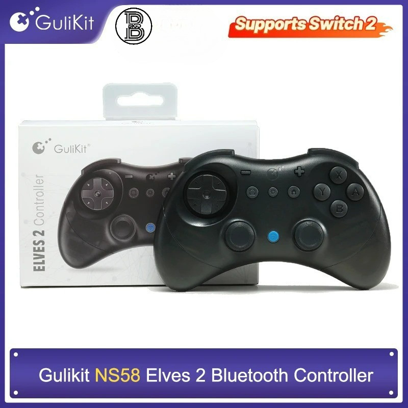 GuliKit NS58 Elves 2 ตัวควบคุมบลูทูธ - สวิตช์ 2 ปลุกความเข้ากันได้สากลสําหรับหลายอุปกรณ์