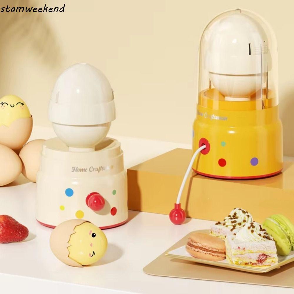 STAMWEEKEND Manual Egg Shake, แบบพกพา Golden Egg Egg White Hand Mixer, อัลบูเมนเครื่องปั่นโดยไม่ต้อง