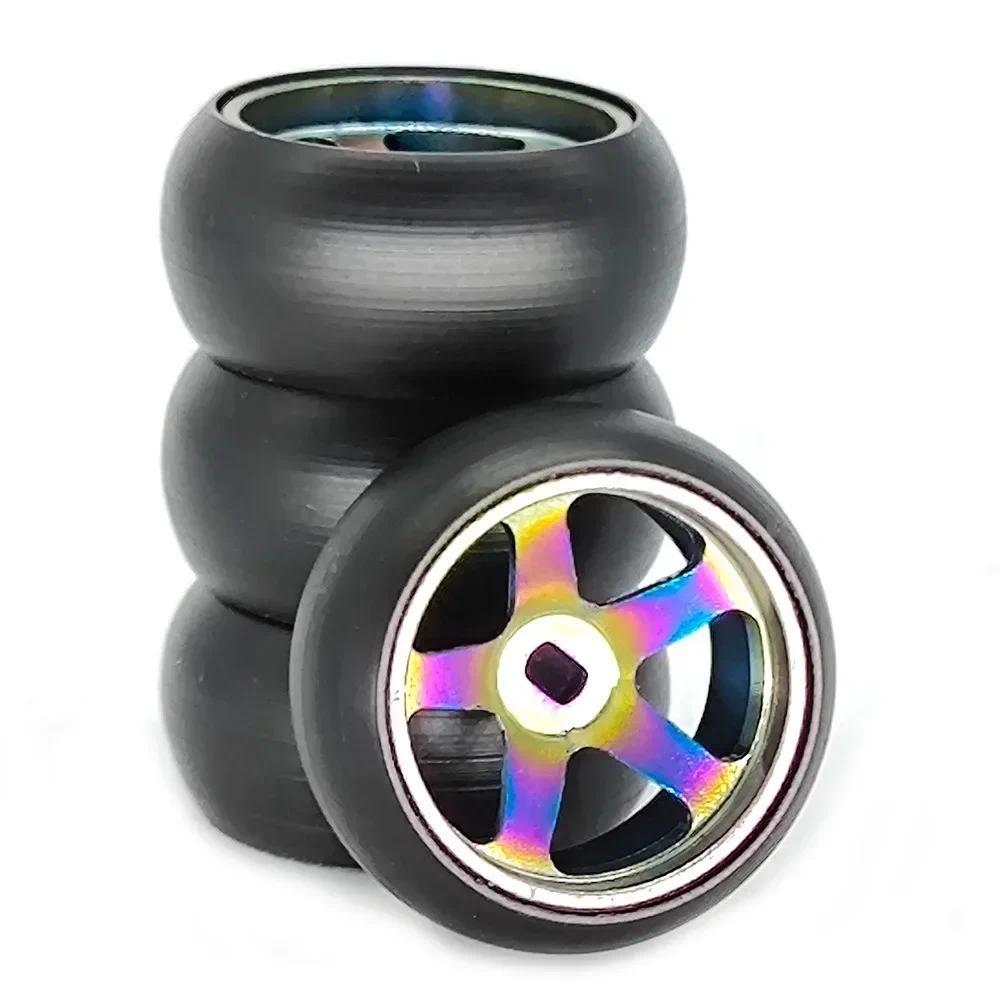 WLtoys 1/28 K969 K979 K989 K999 284131 Mini-z Mini-d Mini-q RC รถอัพเกรด 25.5 มม. Drift ยาง, ล้อโลหะ