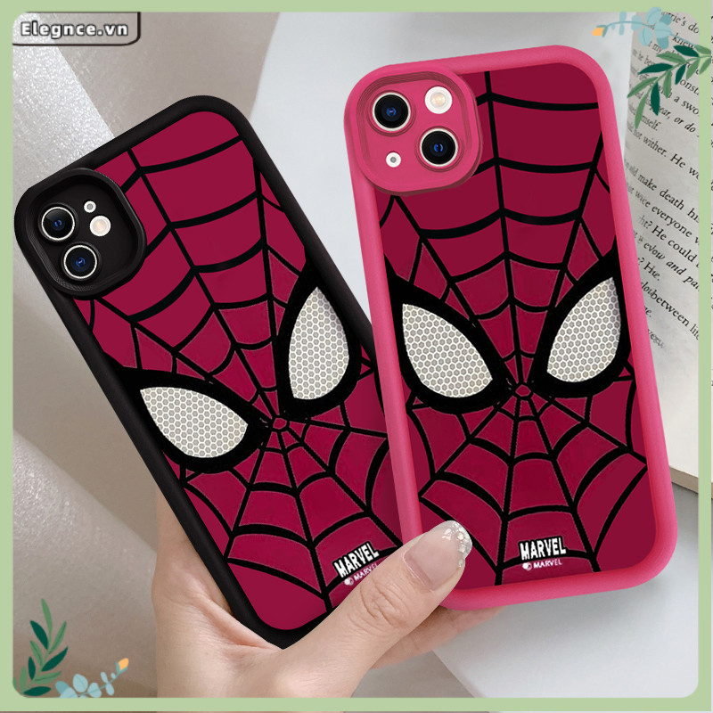 Elevnsoft เหมาะสําหรับ ip 13 XR ip 11 Creative Spider-Man เคสโทรศัพท์ป้องกันการตก
