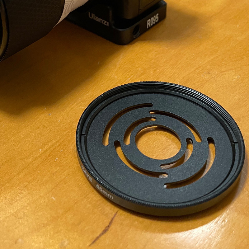 โลหะ Boky Bokeh Effect Filter 43\52 มม.โฟกัสคงที่เลนส์เทเลโฟโต้พื้นหลังหมุน Facula Vortex No Glass S