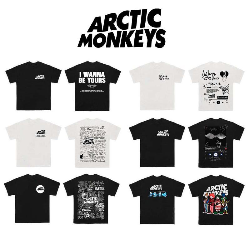 เสื้อ Arctic Monkeys - 'I WANNA BE YOURS' เสื้อยืดผ้าฝ้าย สไตล์เท่ เสื้อแขนสั้น 505