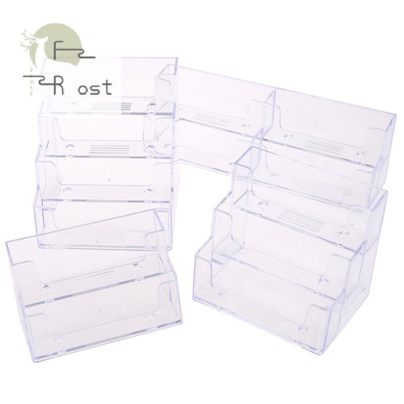 Hth เดสก์ทอปสํานักงานธุรกิจผู้ถือบัตรเคาน์เตอร์โปร่งใสยืนแสดงอุปกรณ์เสริม hth