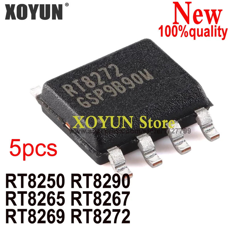 (5 ชิ้น) 100% ใหม่ RT8250 RT8290 RT8265 RT8267 RT8269 RT8272 RT8250GSP RT8290ZSP RT8265GSP RT8267GS 
