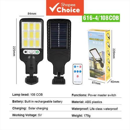 72cob พลังงานแสงอาทิตย์กลางแจ้ง Led Courtyard โคมไฟติดผนัง Human Body Induction Garden Terrace โรงรถ