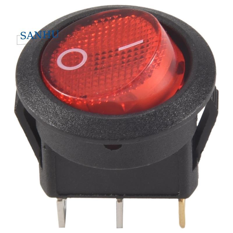 Toggle Switch Bipolar ON OFF Red 3 Pin 20mm