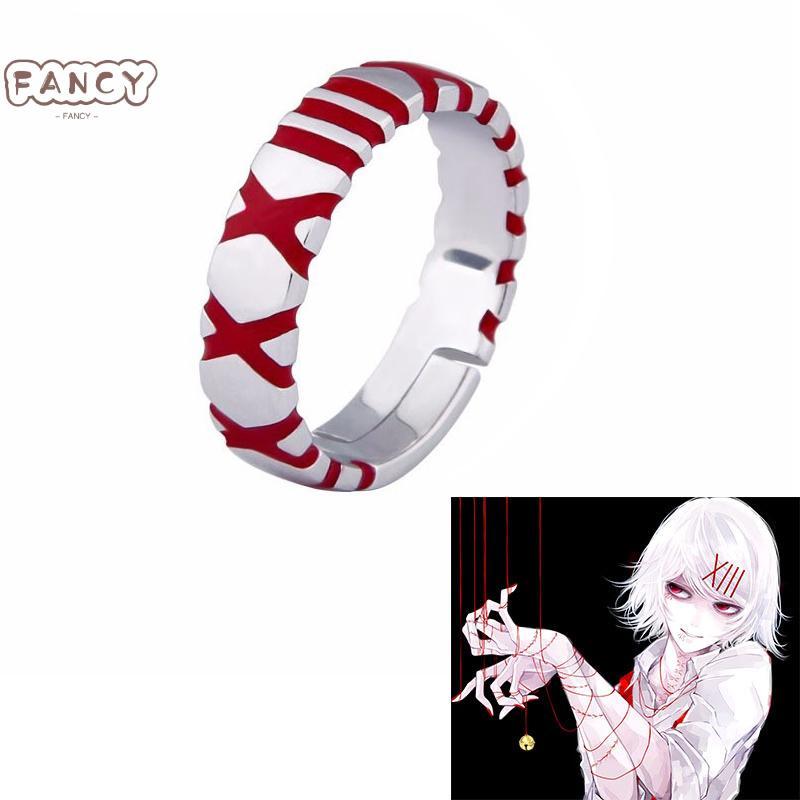 สร้อยแหวนนิ้ว JUZO SUZUYA จากอนิเมะ Tokyo Ghoul สำหรับคอสเพลย์ พร้อมใช้ได้ทั้งผู้ชายและผู้หญิง