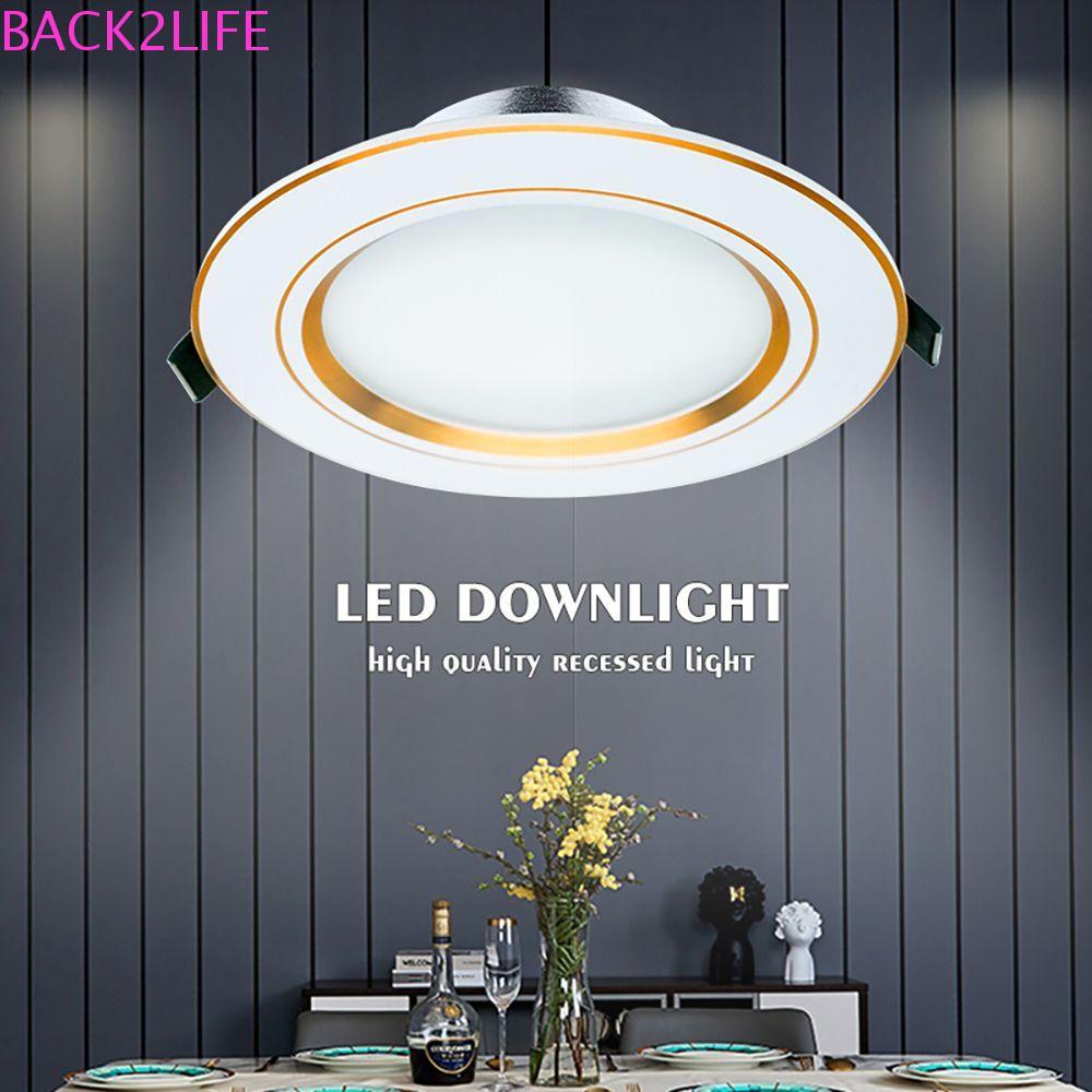 BACK2LIFE ดาวน์ไลท์ Led 5W 9W 12W 15W 18W 220V บ้านในร่มแสงรอบจุด