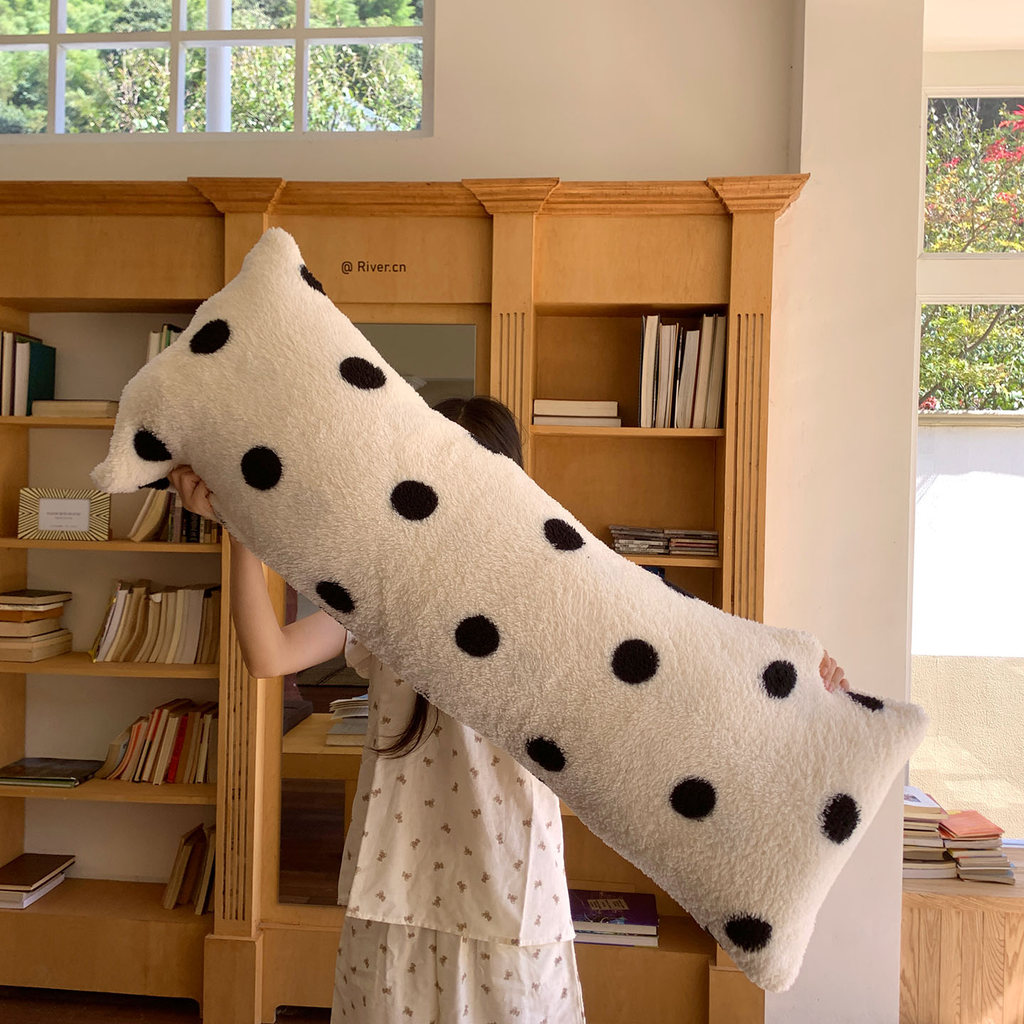 หมอนกอดยาวขนแกะ หมอนยาวแกนยาวคู่ 40*115 ซม. ปลอกหมอนพิมพ์ลายการ์ตูน - รูปที่ 5