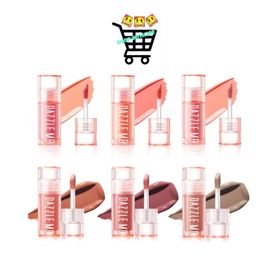 DAZZLE ME Heart-Melt Creamy Liquid Blush ครีมมี่ ลิควิด บลัช เกลี่ยง่าย สีแน่นชัด 6 สี