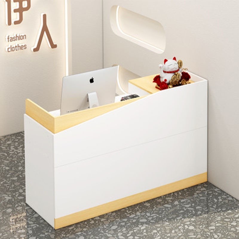 🍃 Convenience Store Bar Table Cashier Counter Front Desk Reception Desk Modern Cashier Reception Des