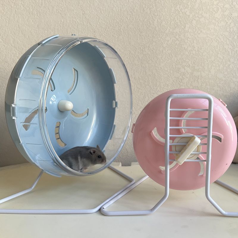 金丝熊仓鼠落地式宠物跑轮 仓鼠跑轮带支架跑轮仓鼠跑轮静音透气Golden Bear Hamster Floor-mounted Pet Running Wheel Hamster20251218