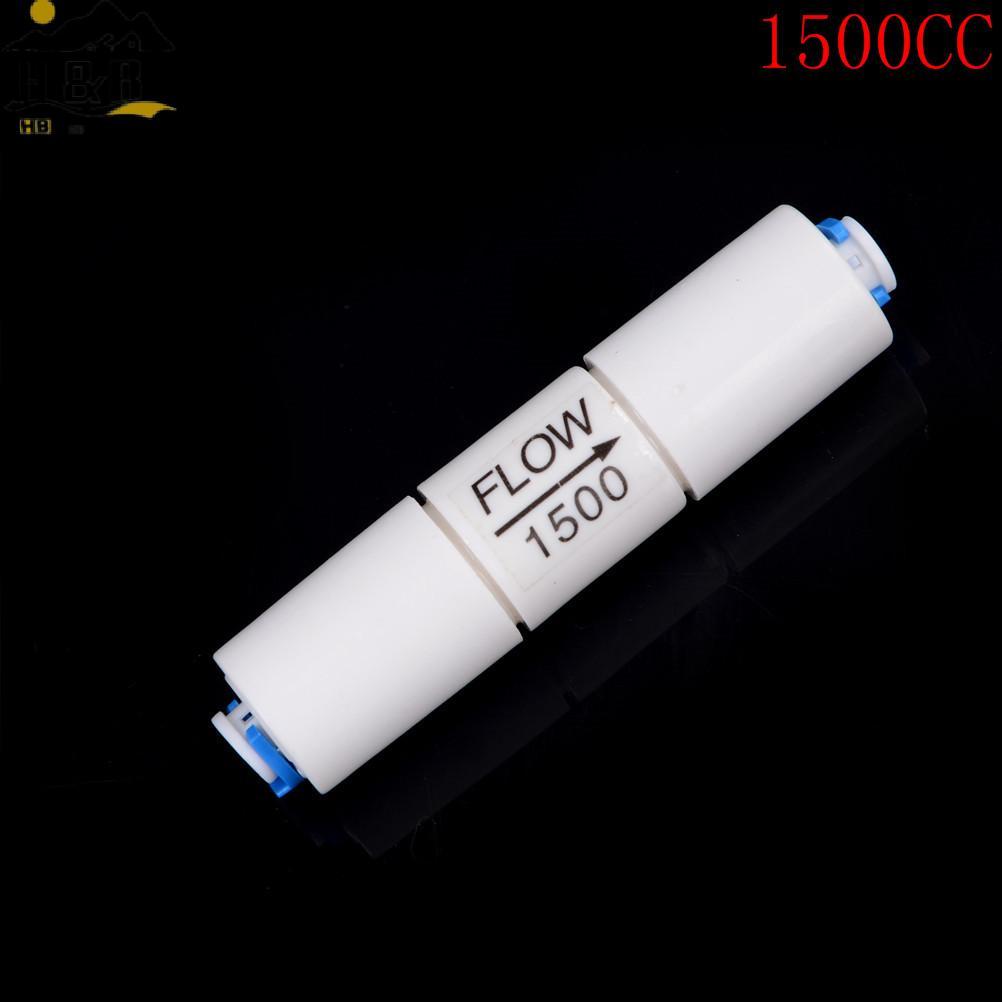 H&B Nov 1/4" Flow Restrictor 300CC-1500CC พร้อม Quick Connect สําหรับ RO Reverse Osmosis {th}