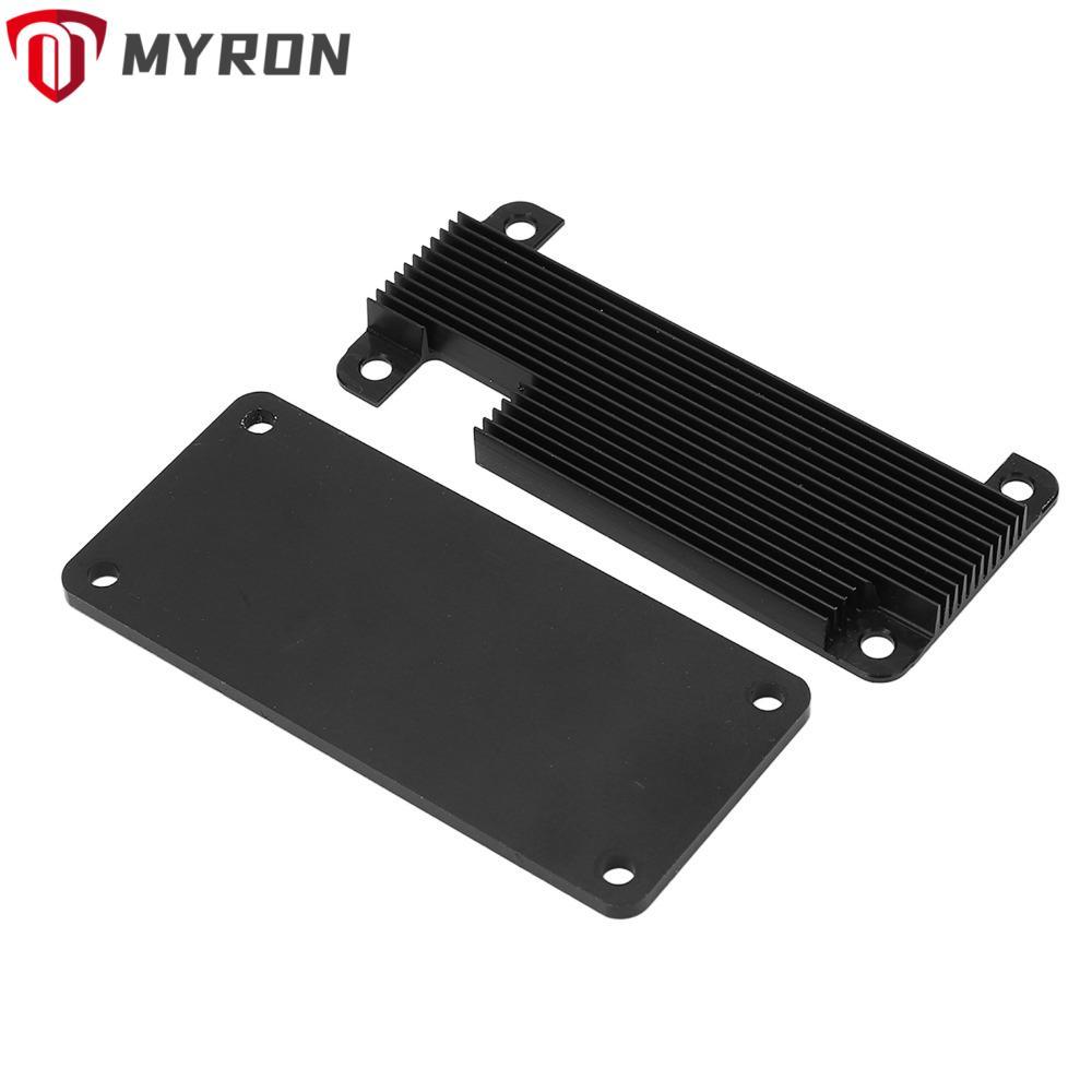 MYRON ป้องกันสําหรับ Raspberry Pi, เปลือกสีดําสําหรับ Raspberry Pi Zero 2W เกราะป้องกันสําหรับ Raspb