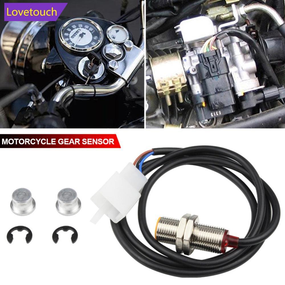 LOVETOUCH 12 V รถจักรยานยนต์เซนเซอร์ 2 แม่เหล็กสําหรับ ATV สกู๊ตเตอร์ดิจิตอลวัดระยะทาง Speedometer T