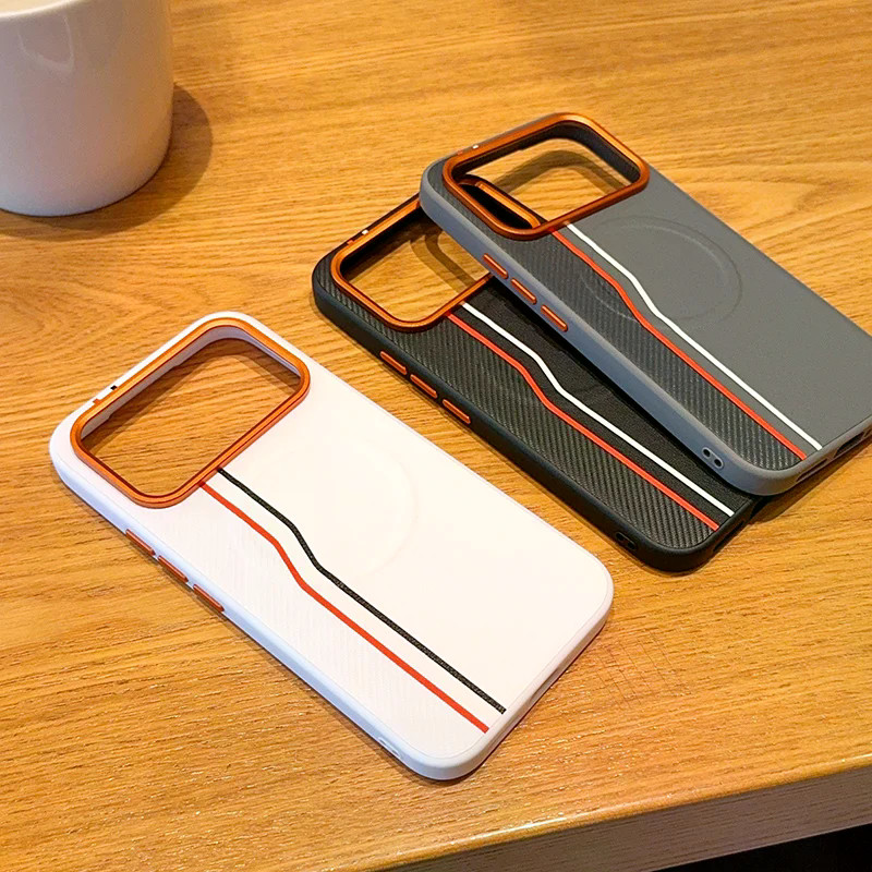 POCO F8 Pro F7 F8 Ultra กรณีหรูหรา PU แม่เหล็กไร้สายชาร์จป้องกันปกหลังสําหรับ Redmi K80 K90 Pro Max Shell - รูปที่ 3