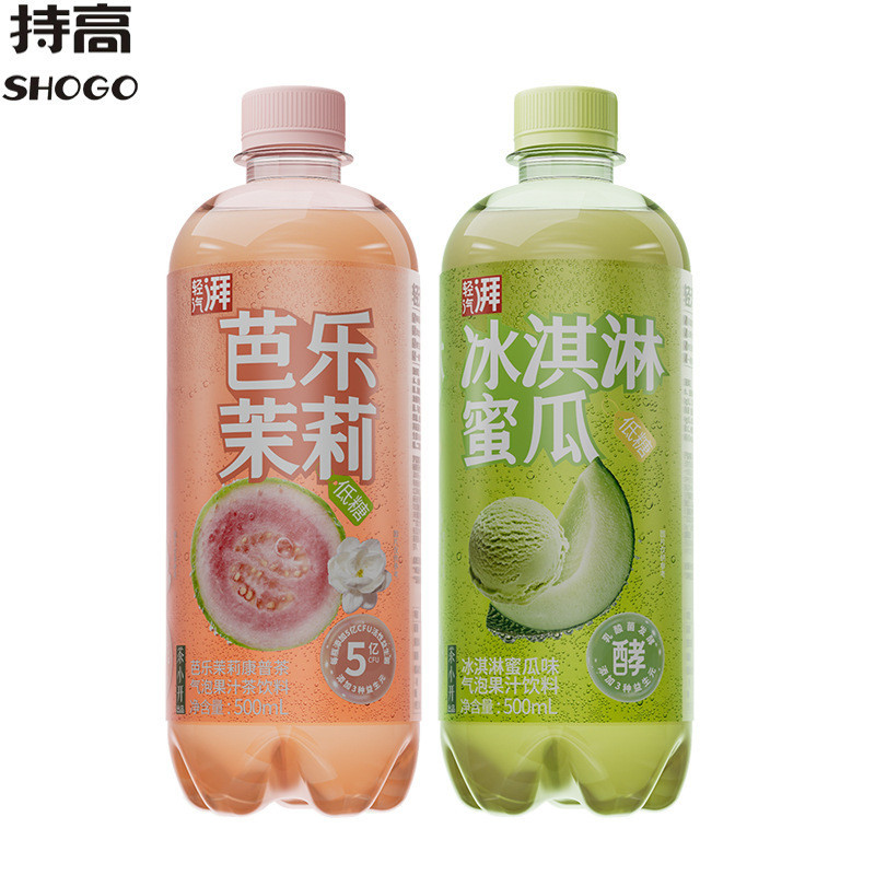 Tea Xiaokai Light Steam Pai Sparkling Drink 500ml * 15 ขวด Guava Jasmine Ice Cream Melon Flavour Jui