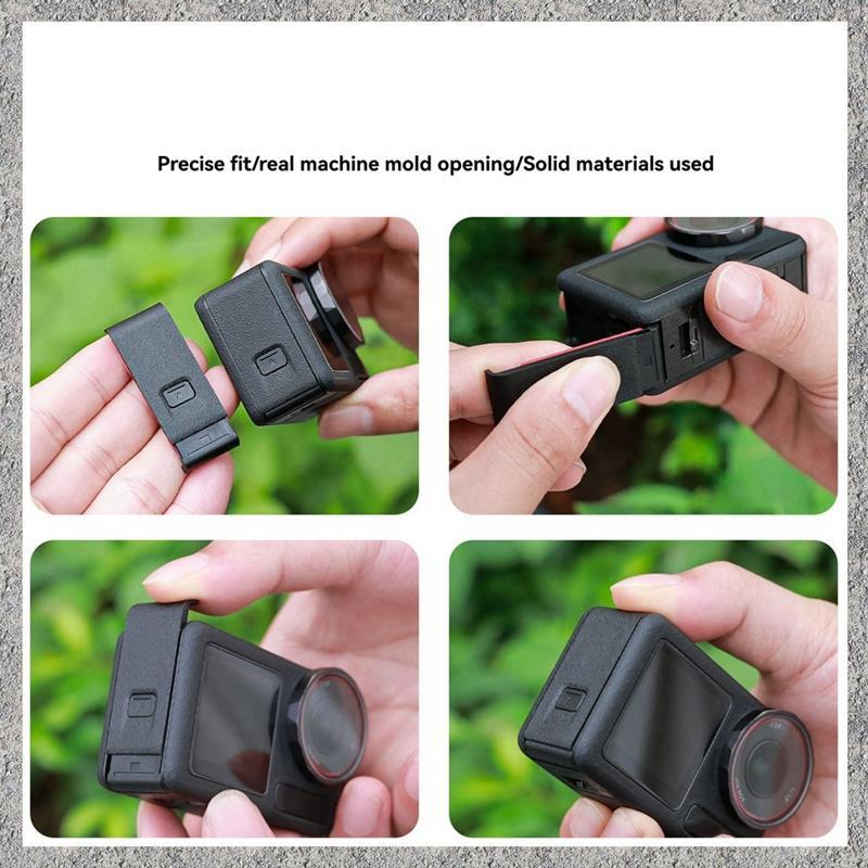 สําหรับ Action 5 Pro ฝาครอบแบตเตอรี่เปลี่ยนชิ้นส่วนสล็อต Protector กันน้ํากันฝุ่นแบตเตอรี่พอร์ต Enclosure - รูปที่ 4