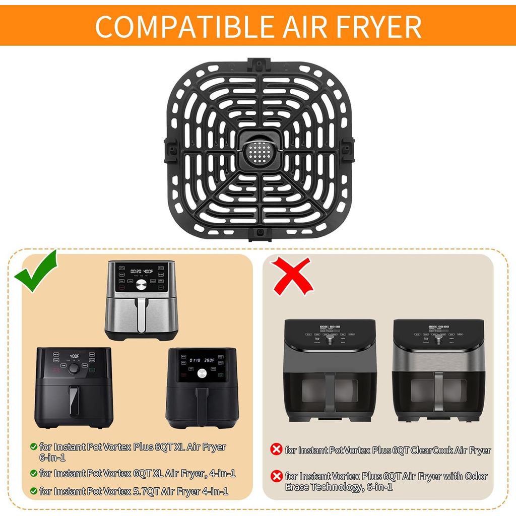 Air Fryer Accessories for Instant Pot Vortex Plus 6 in 1 5.7QT 6 QT Gourmia GAF735 6 QT Air Fryer, R
