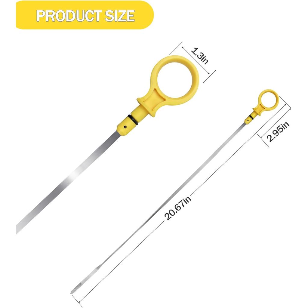 VerRich Engine Oil Dipstick Replacement OEM# CJ5Z-6750-A, CJ5E-6750-AB,Oil Dip Stick Compatible for 