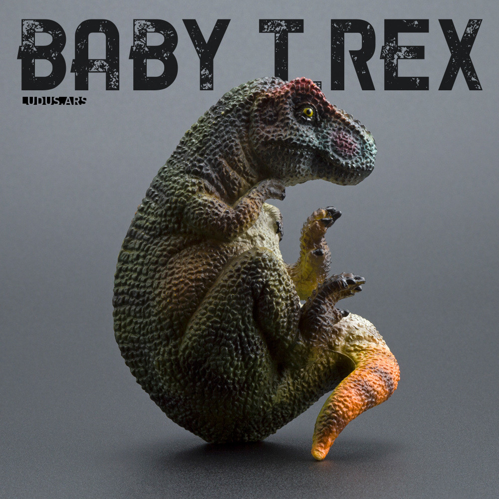 โมเดลของเล่นฟักไข่ไดโนเสาร์แข็งชุดหุ่นเด็ก Jurassic T-Rex และ Spinosaurus ราคา ถูกที่สุด ดีลบีเคเค แกลเลอรีภาพที่ 4