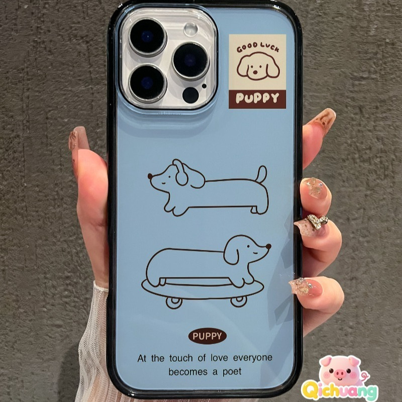 Dachshundเคสโทรศัพท์สําหรับiPhone 17 Air 16E 16 15 14 Plus 13 12 Mini 11 XS Pro Max X XR 8 7 6 6S + 