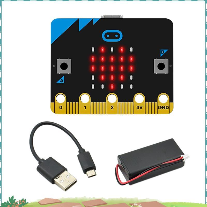 Micro:Bit V1.5 Development Board Micro:Bit Smart Car Kit/Qtruck/Python Education BBC Microbit หุ่นยน