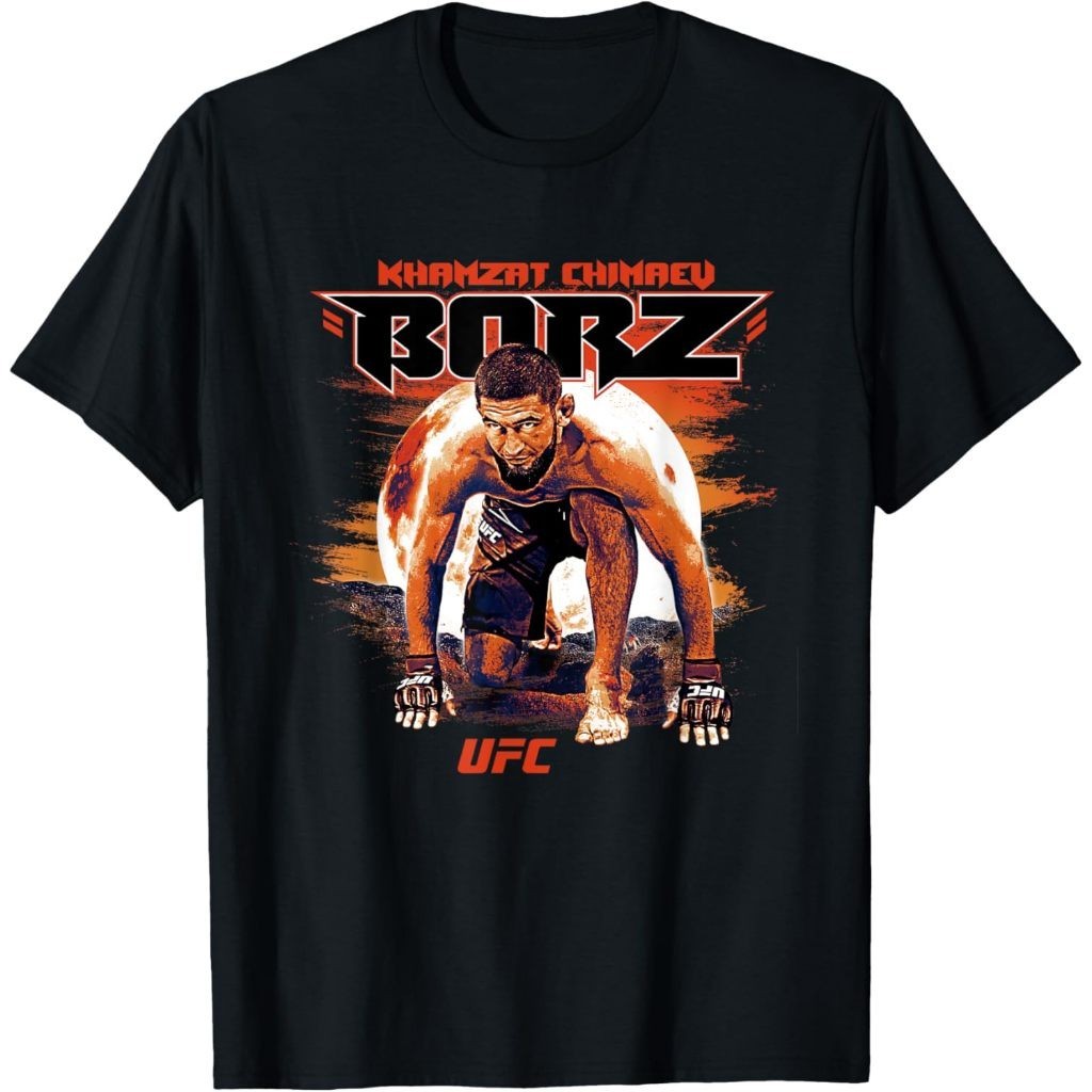 S-5XL Premium เสื้อยืด 24s Official UFC Wordzat Chimaev Prowl เสื้อยืด CODS-5XL