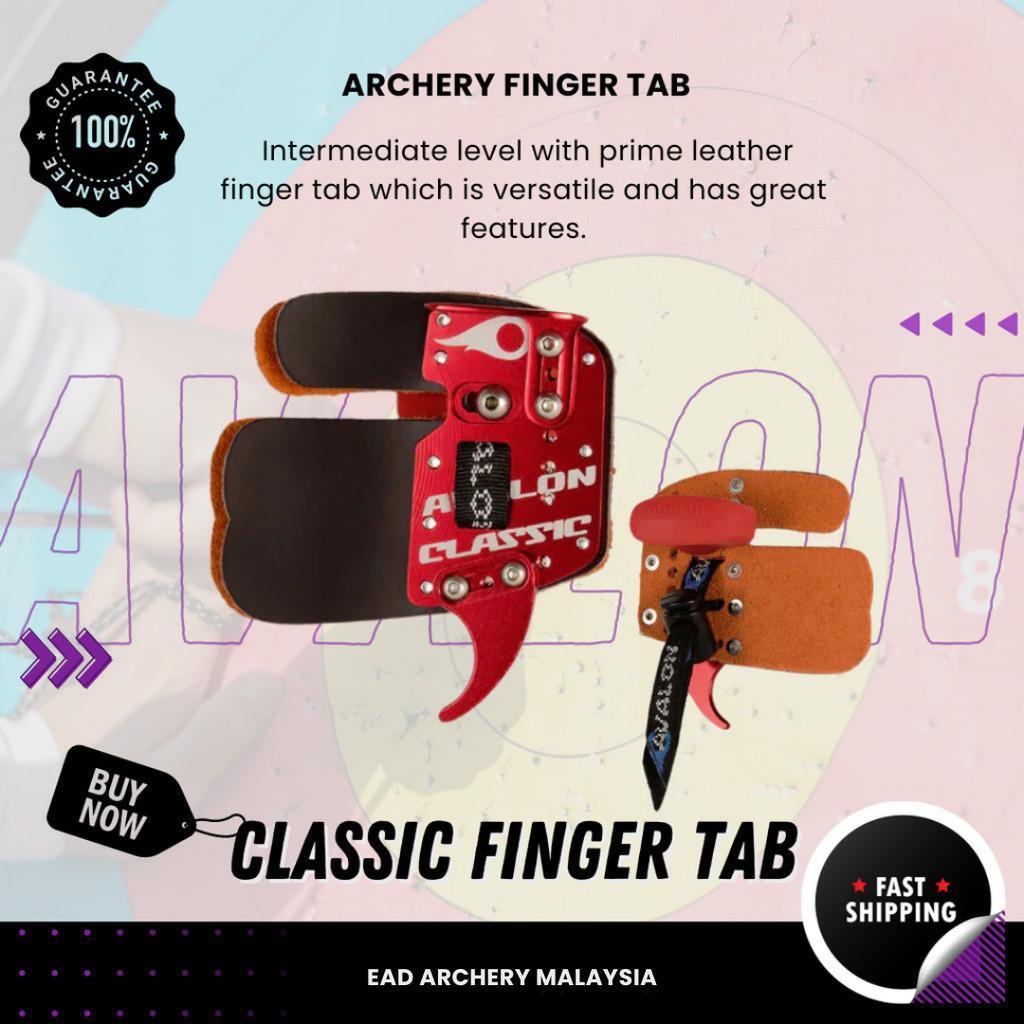 Avalon Archery Classic Finger Tab พร้อม Anchor Pad / Sport / Memanah / Beginner / EAD Archery