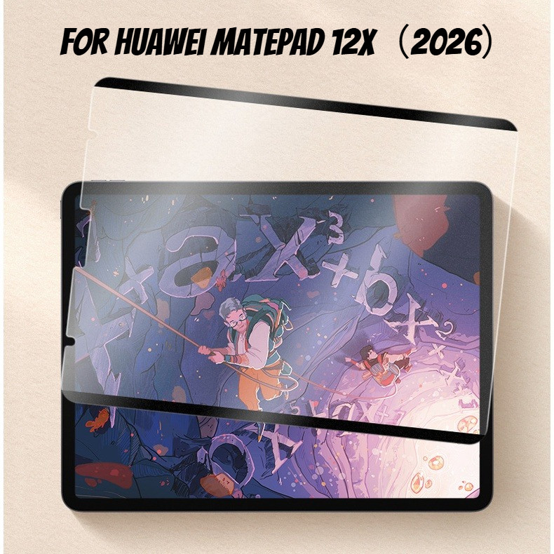 สําหรับ Huawei Matepad 12 X 12X 12 นิ้ว 2026 Air 12 นิ้ว Pro 12.2 11.5 2025 SE 11 2024 AGS6-W09 11.5 S Air11.5 Pro11 10.8 แม่เหล็กที่ถอดออกได้ซ้ําใช้กระดาษเช่นฟิล์ม PET