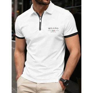 เสื้อธุรกิจและเสื้อโปโล แขนสั้นแบบวี넥 ทันสมัยและสวมใส่ง่าย เ…