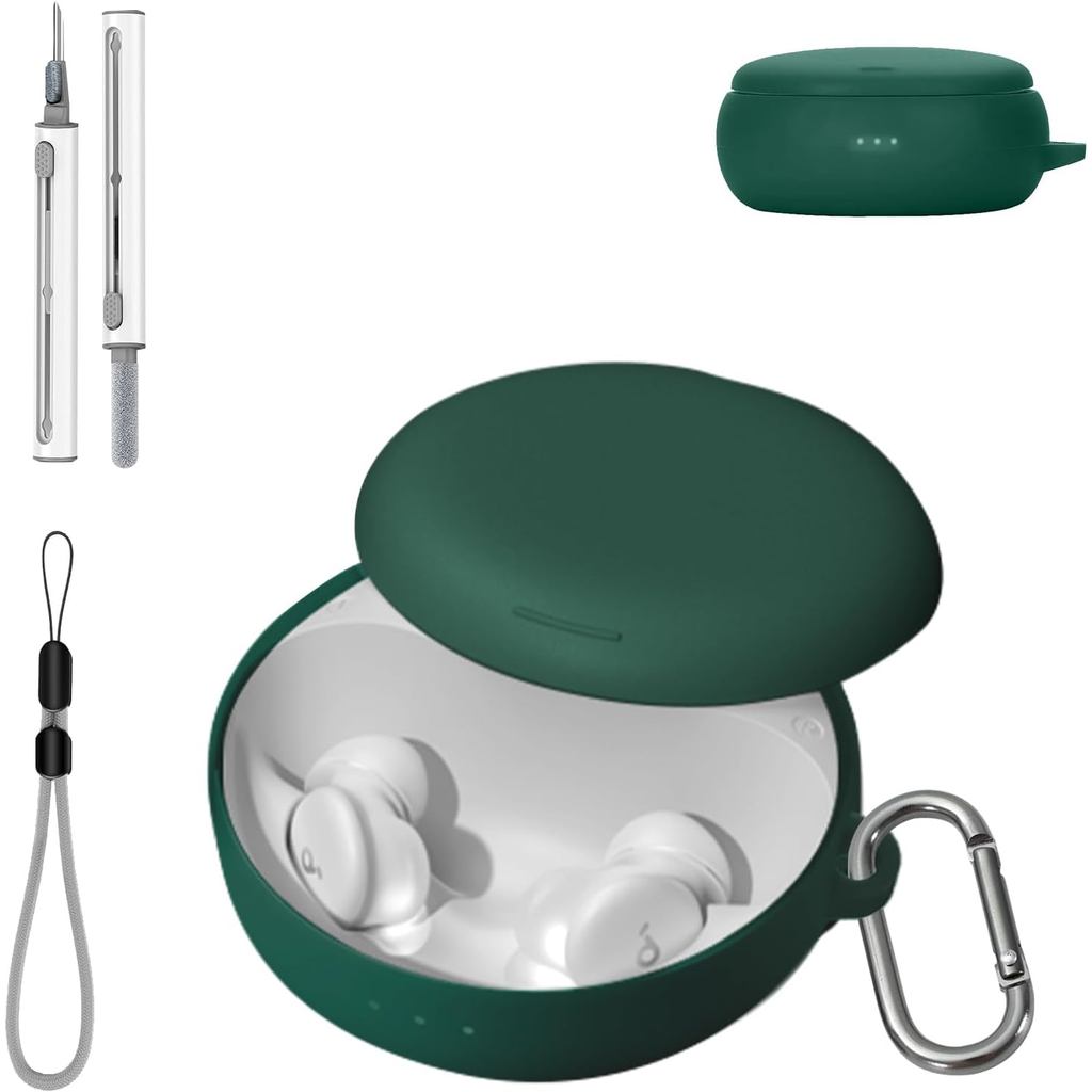 ANKER สําหรับ อังเกอร์ ซาวด์คอร์ นอน ก30 กรณีปกกับชุดทําความสะอาด,ผิวนุ่มซิลิโคนกรณีปกกับพวงกุญแจและ