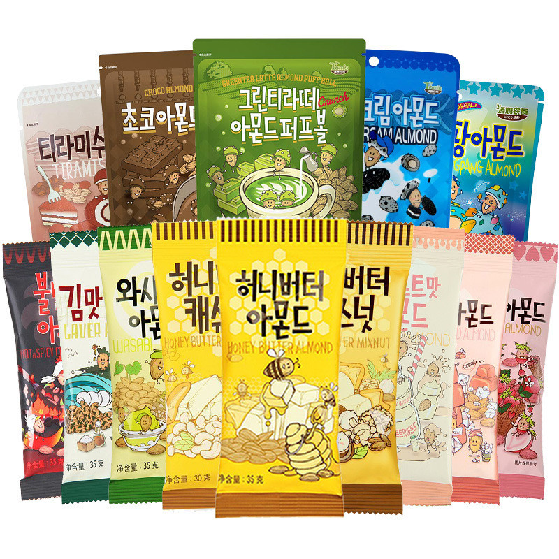 เกาหลีนําเข้า Tomba Honey Butter Tonsel/Pack ผสมอัลมอนด์เม็ดมะม่วงหิมพานต์ Shenmu ขนมนําเข้าเกาหลี 2