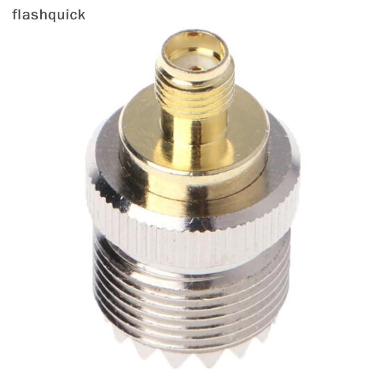 Flashquick 1 ชิ้น M ประเภทหญิง SL16-K/SMA-K ถึง SO-239 PL259 หญิง RF อะแดปเตอร์เชื่อมต่อ Nice