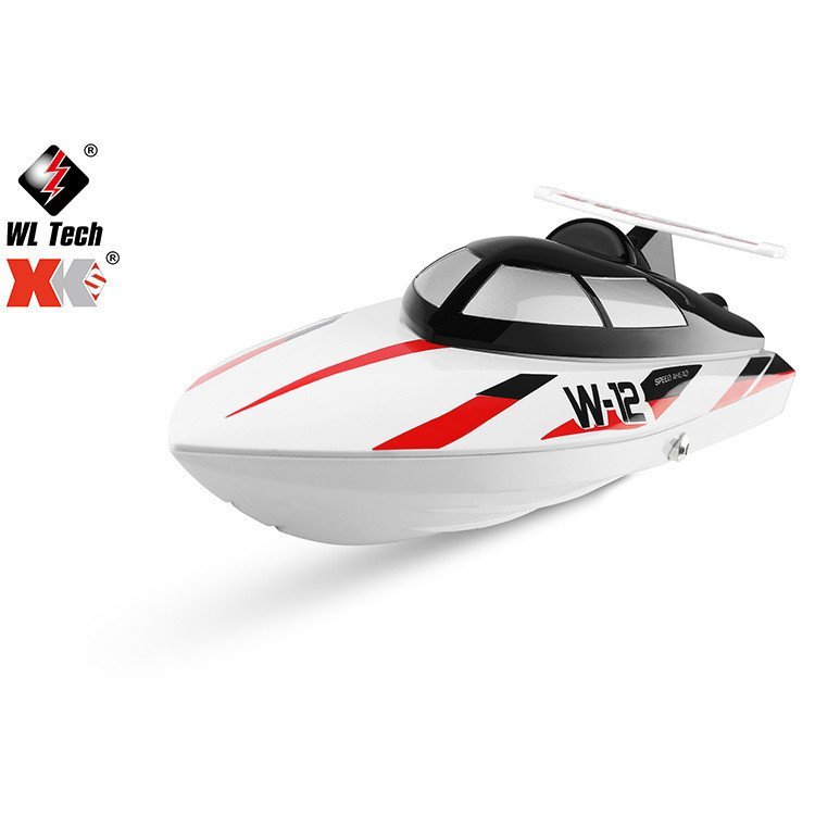 Weili WL912-A สินค้าใหม่จําลองสูงรีโมทคอนโทรลเรือรุ่นไร้สายความเร็วสูง 2.4G Speedboat Anti-turning C