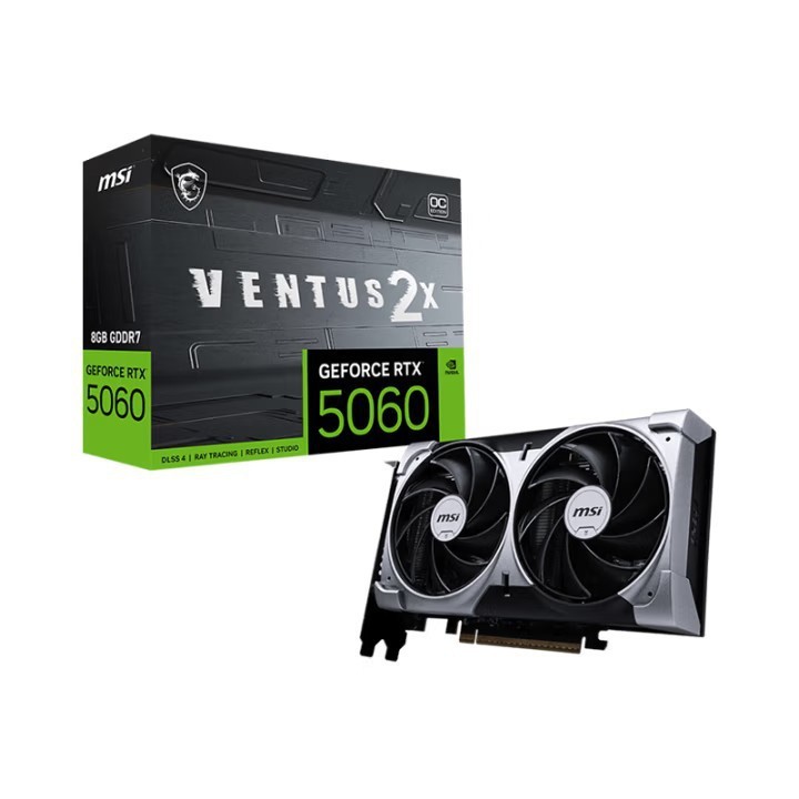Micro/Star GeForce RTX5060 VENTUS 2X 8G OC Mapist เกมเกมกราฟิกการ์ดอิสระ V2TG