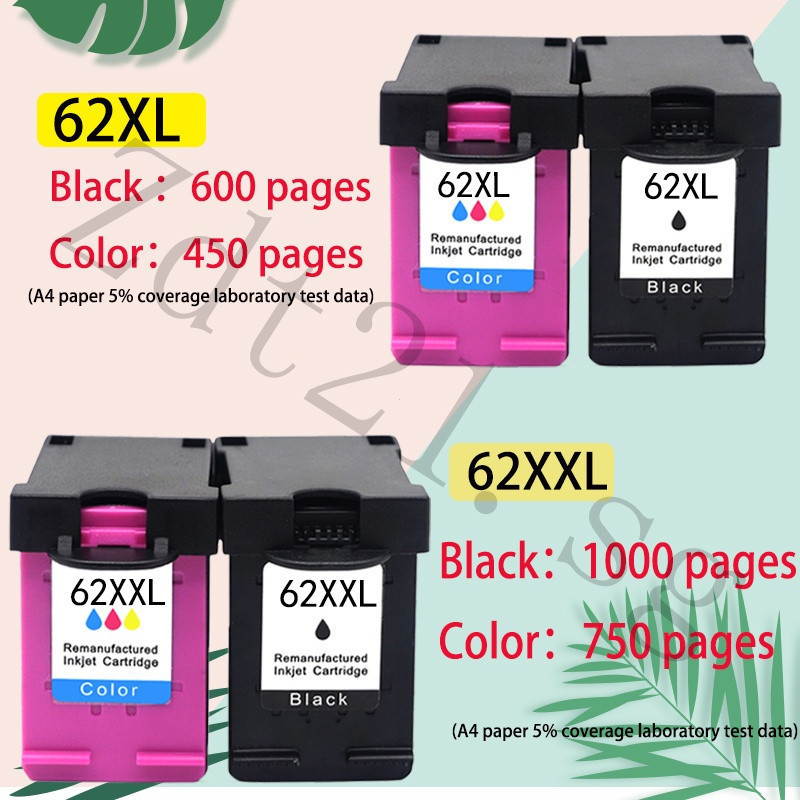 Hp 62xl ตลับหมึก hp 21 xl hp62xl hp 62 xl เข้ากันได้กับ 8040 8045 5745 5740 5741