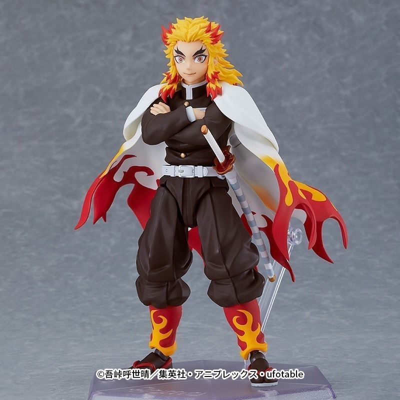 MF figma Demon Slayer ในประเทศ 553#炎柱炼狱杏寿郎可动手办机箱车载f