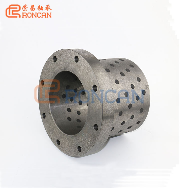 โรงงานขายตรงหน้าแปลนเหล็กแขนหล่อลื่นด้วยตนเองฝังแข็งกราฟีนแบริ่งเหล็ก GCr15