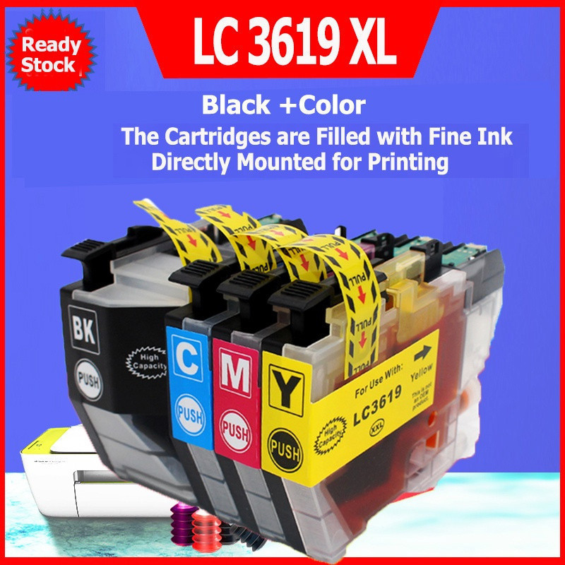 ใช้งานร่วมกับ Brother LC3617/LC3619/LC-3617/LC-3619/LC3617XL/LC3619XL/LC-3617XL/LC-3619XL ตลับหมึกสํ