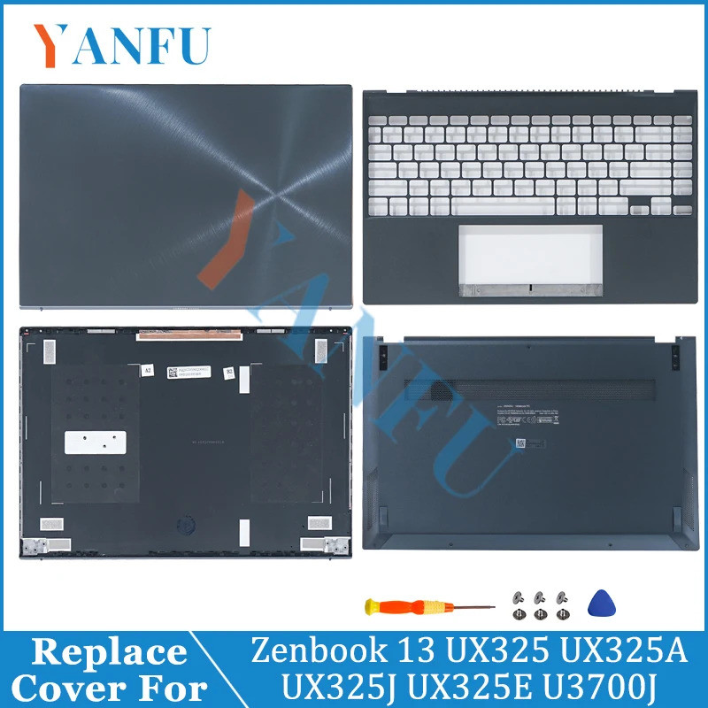 แล็ปท็อปใหม่สําหรับ ZenBook 13 UX325 UX325A UX325J UX325E U3700J โน้ตบุ๊คปกหลัง LCD/Palmrest/ด้านล่า