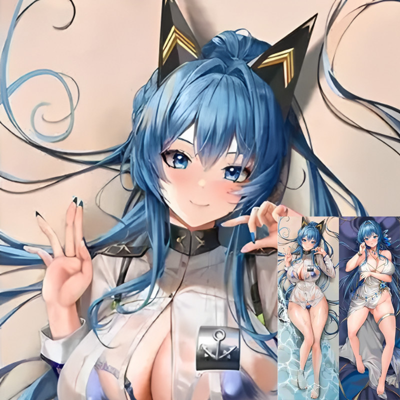 เทพธิดาแห่งชัยชนะ Nikke Helen Dakimakura Waifu ปลอกหมอน 2 ด้านพิมพ์บานพับปลอกหมอนอิง Otaku อะนิเมะตกแต่งหมอน