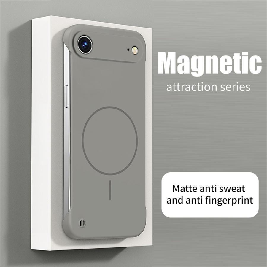 เคสแม่เหล็กไร้กรอบ PC บางเฉียบสําหรับ iPhone 17 Air Pro Max Plus ฝาครอบชาร์จไร้สายกระจายความร้อน