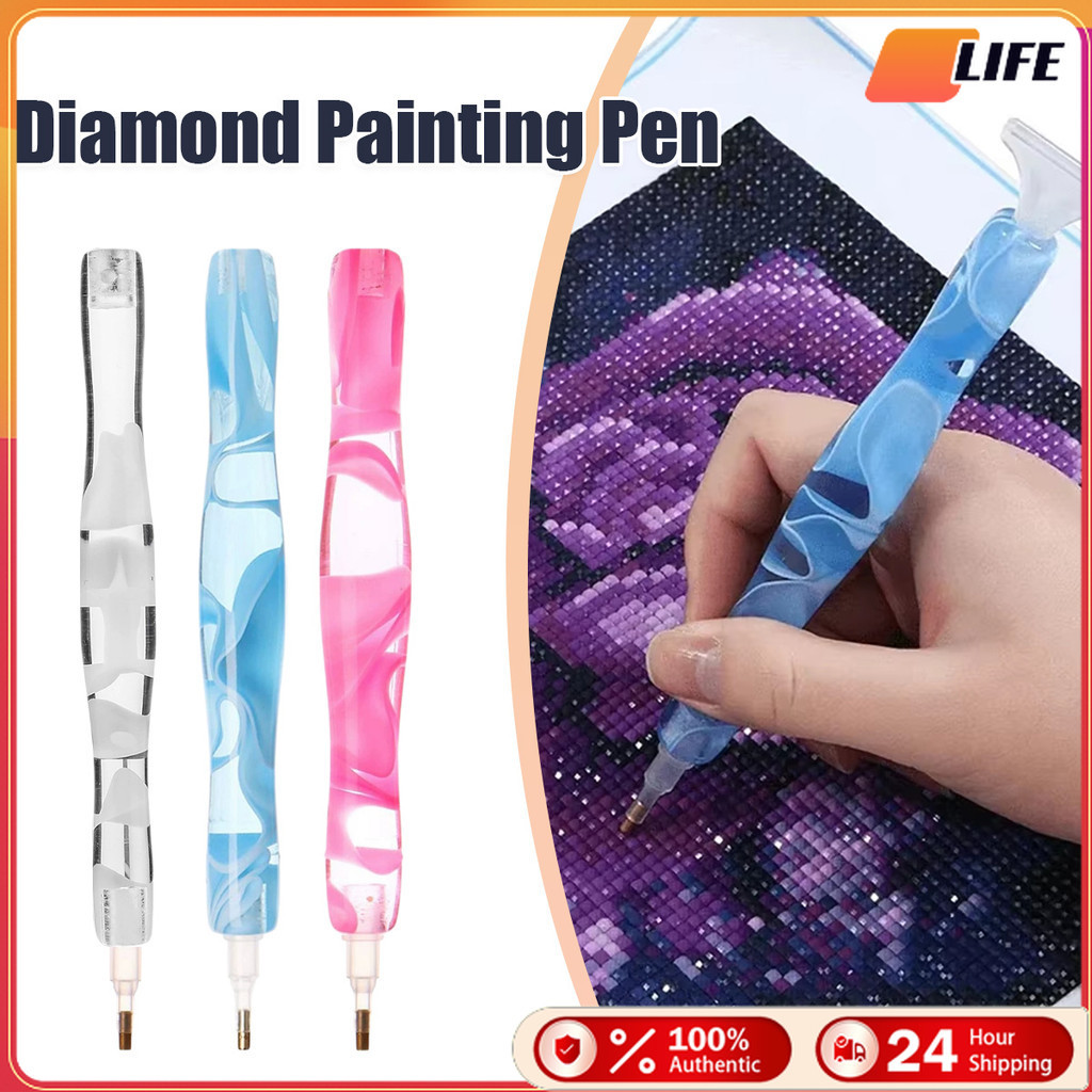 เก็บปลายทาง！ปากกาภาพวาดเพชร ยาว15.5ซม diamond painting pen toolkit เครื่องมือ DIY ปากกาติดเพชร